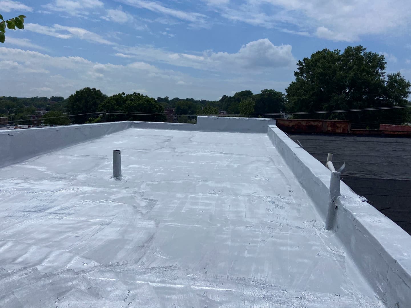 Roof coating project 4